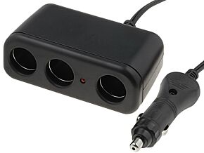 Rozgałęźnik zapalniczki samochodowej 12V 8A z przewodem 3m