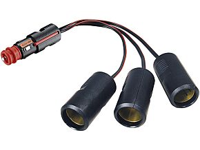 Rozgałęźnik zapalniczki samochodowej PRO CAR 16A czarny Rozgałęźnik zapalniczki samochodowej PRO CAR 16A czarny