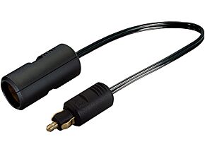 Przedłużacz do zapalniczki samochodowej PRO CAR 8A czarny 0,25m