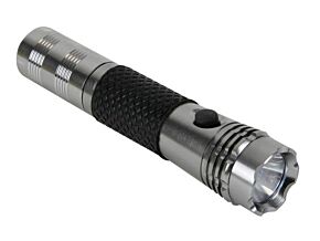 Latarka LED 1W ładowana z gniazda zapalniczki