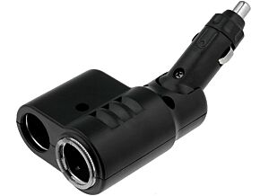 Rozgałęźnik gniazda zapalniczki samochodowej x2 z podświetleniem Rozgałęźnik gniazda zapalniczki samochodowej x2 z podświetleniem