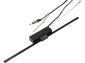 Antena wewnętrzna ze wzmacniaczem dł.34cm,przewód 2m