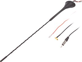 Antena 0,41m AM, DAB, FM uniwersalna ze wzmacniaczem Antena 0,41m AM, DAB, FM uniwersalna ze wzmacniaczem