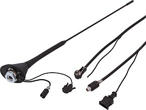 Antena dachowa CALEARO 0,4m AM, FM uniwersalne 5,6m 12VDC otw:19mm Antena dachowa CALEARO 0,4m AM, FM uniwersalne 5,6m 12VDC otw:19mm