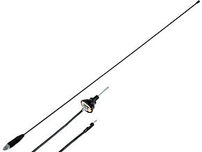 Antena prętowa 0,76m AM, FM 1,3m Nachylenie masztu: regulowane