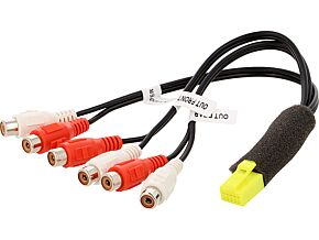 Złącze do radioodbiorników panelowych Clarion RCA 10pin Złącze do radioodbiorników panelowych Clarion RCA 10pin