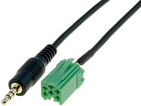 Złącze AUX Renault Mini-ISO Jack Carminat