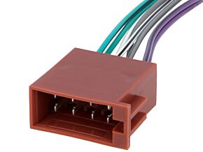 ISO gniazdo, przewody PIN8