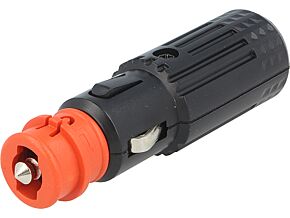 Wtyk zapalniczki samochodowej 16A 12V/1x15A czarny
