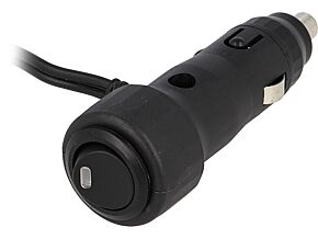 Wtyk zapalniczki samochodowej 8A 12V/1x8A czarny