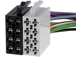 ISO wtyki żeńskie (x2) 16Pin (8+8) z przewodami