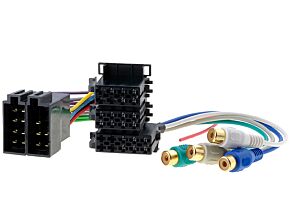 Przejście RCA gniazdo x4 / ISO wtyk 26pin / ISO wtyk 8pin x2 Przejście RCA gniazdo x4 / ISO wtyk 26pin / ISO wtyk 8pin x2