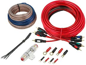 Zestaw 4CARMEDIA do montażu wzmacniacza samochodowego 4000W 35A Zestaw 4CARMEDIA do montażu wzmacniacza samochodowego 4000W 35A