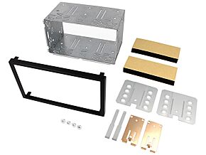 Półkieszeń radiowa uniwersalna 2DIN 188,5x118mm - 171x99mm