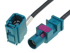 Adapter antenowy GPS Fakra gniazdo kątowe / Fakra wtyk 0,15m Adapter antenowy GPS Fakra gniazdo kątowe / Fakra wtyk 0,15m