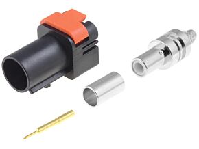 Wtyk FAKRA II SMB MOLEX męski prosty RG174, RG316 czarny - A Wtyk FAKRA II SMB MOLEX męski prosty RG174, RG316 czarny - A