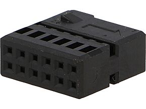 Obudowa złącza Quadlock wtyk 12pin czarny Obudowa złącza Quadlock wtyk 12pin czarny