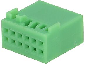 Obudowa złącza Quadlock wtyk 12pin zielony