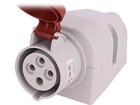 Złącze zasilające AC 3-fazowe PAWBOL gniazdo żeńskie 16A 400VAC