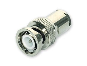 Wtyk BNC prosty skręcany RG59 z izolacją teflonową Wtyk BNC prosty skręcany RG59 z izolacją teflonową