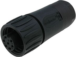 Złącze okrągłe C016 Amphenol wtyk 7PIN żeńskie z obejmą kabla lutowanie Złącze okrągłe C016 Amphenol wtyk 7PIN żeńskie z obejmą kabla lutowanie