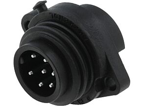 Złącze okrągłe C016 Amphenol gniazdo 7PIN męskie lutowanie srebrzony Złącze okrągłe C016 Amphenol gniazdo 7PIN męskie lutowanie srebrzony