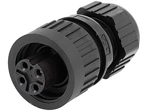 Złącze okrągłe CA 3+PE HIRSCHMANN IP67 wtyk żeński na przewód Złącze okrągłe CA 3+PE HIRSCHMANN IP67 wtyk żeński na przewód
