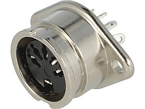 Gniazdo DIN 5pin 180° żeńskie proste LUMBERG lutowanie Gniazdo DIN 5pin 180° żeńskie proste LUMBERG lutowanie