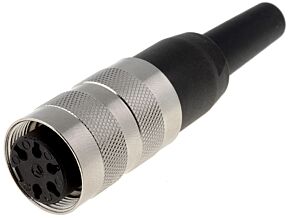 Wtyk M16 C091 5PIN skręcany żeński Amphenol na przewód