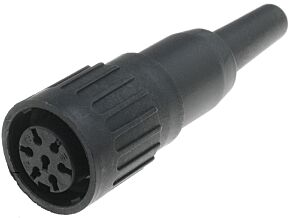 Wtyk Amphenol C091 DIN 7pin 360° żeński prosty na przewód Wtyk Amphenol C091 DIN 7pin 360° żeński prosty na przewód