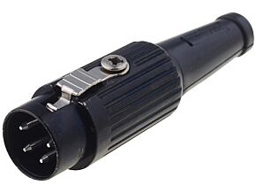 Wtyk DIN 4pin 216° męski prosty DELTRON na przewód 34V Wtyk DIN 4pin 216° męski prosty DELTRON na przewód 34V