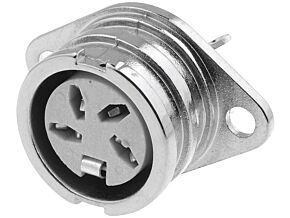 Gniazdo DIN 4pin 216° żeńskie DELTRON lutowanie 34V 10mOhm Gniazdo DIN 4pin 216° żeńskie DELTRON lutowanie 34V 10mOhm