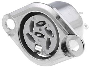 Gniazdo DIN 6pin 240° żeńskie DELTRON lutowanie Gniazdo DIN 6pin 240° żeńskie DELTRON lutowanie