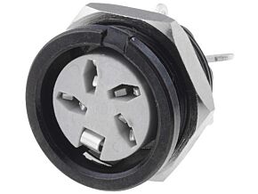 Gniazdo DIN 4pin 216° żeńskie DELTRON lutowanie 34V 10mOhm Gniazdo DIN 4pin 216° żeńskie DELTRON lutowanie 34V 10mOhm