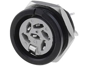 Gniazdo DIN 6pin 240° żeńskie DELTRON lutowanie Gniazdo DIN 6pin 240° żeńskie DELTRON lutowanie