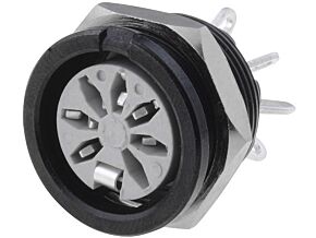 Gniazdo DIN 7pin 270° żeńskie DELTRON lutowanie Gniazdo DIN 7pin 270° żeńskie DELTRON lutowanie