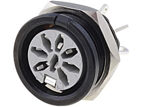 Gniazdo DIN 8pin 270° żeńskie DELTRON lutowanie Gniazdo DIN 8pin 270° żeńskie DELTRON lutowanie