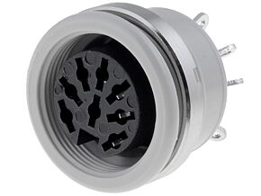 Gniazdo DIN 8pin 262° żeńskie HIRSCHMANN lutowanie Gniazdo DIN 8pin 262° żeńskie HIRSCHMANN lutowanie