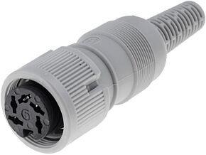 Wtyk DIN 5pin 240° żeński prosty HIRSCHMANN na przewód Wtyk DIN 5pin 240° żeński prosty HIRSCHMANN na przewód