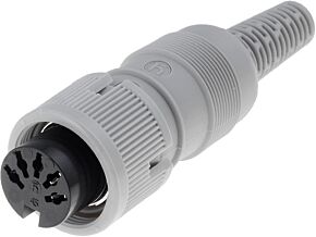 Wtyk DIN 5pin 180° żeński prosty HIRSCHMANN na przewód Wtyk DIN 5pin 180° żeński prosty HIRSCHMANN na przewód