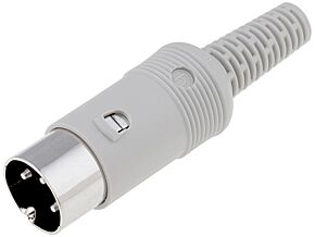 Wtyk DIN 3pin 180° męski prosty HIRSCHMANN na przewód Wtyk DIN 3pin 180° męski prosty HIRSCHMANN na przewód