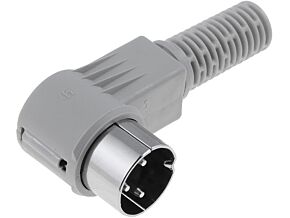 Wtyk DIN 3pin 180° męski kątowy 90° HIRSCHMANN na przewód Wtyk DIN 3pin 180° męski kątowy 90° HIRSCHMANN na przewód