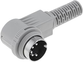 Wtyk DIN 5pin 180° męski kątowy 90° HIRSCHMANN na przewód Wtyk DIN 5pin 180° męski kątowy 90° HIRSCHMANN na przewód