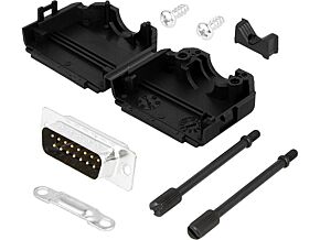 Wtyk D-Sub 15pin męski MH CONNECTORS wytłaczany styki proste lutowanie Wtyk D-Sub 15pin męski MH CONNECTORS wytłaczany styki proste lutowanie