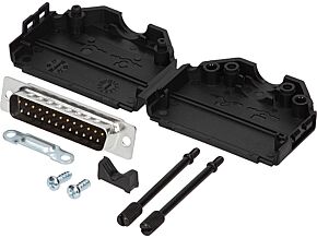 Wtyk D-Sub 25pin męski MH CONNECTORS wytłaczany styki proste lutowanie Wtyk D-Sub 25pin męski MH CONNECTORS wytłaczany styki proste lutowanie