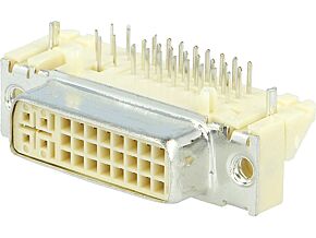 Złącze DVI-I gniazdo MOLEX MicroCross DVI 29pin gold flash THT Złącze DVI-I gniazdo MOLEX MicroCross DVI 29pin gold flash THT
