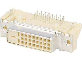 Złącze DVI-I gniazdo MOLEX MicroCross DVI 29pin gold flash THT Złącze DVI-I gniazdo MOLEX MicroCross DVI 29pin gold flash THT