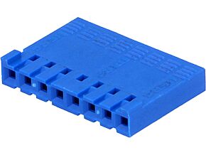 Wtyk przewód-płytka żeńskie 8pin bez styków 2,54mm DUBOX