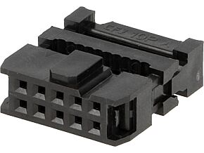 Wtyk żeński IDC z dociskiem przewodu 10pin CONNFLY