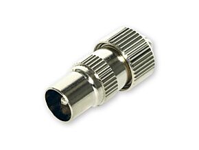 Wtyk koncentryczny prosty metalowy Wtyk koncentryczny prosty metalowy